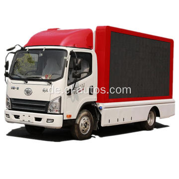 FAW Full Color LED -Bildschirme Video Werbung Billboard Fahrzeug Mobile Stage Truck Werbung LKW